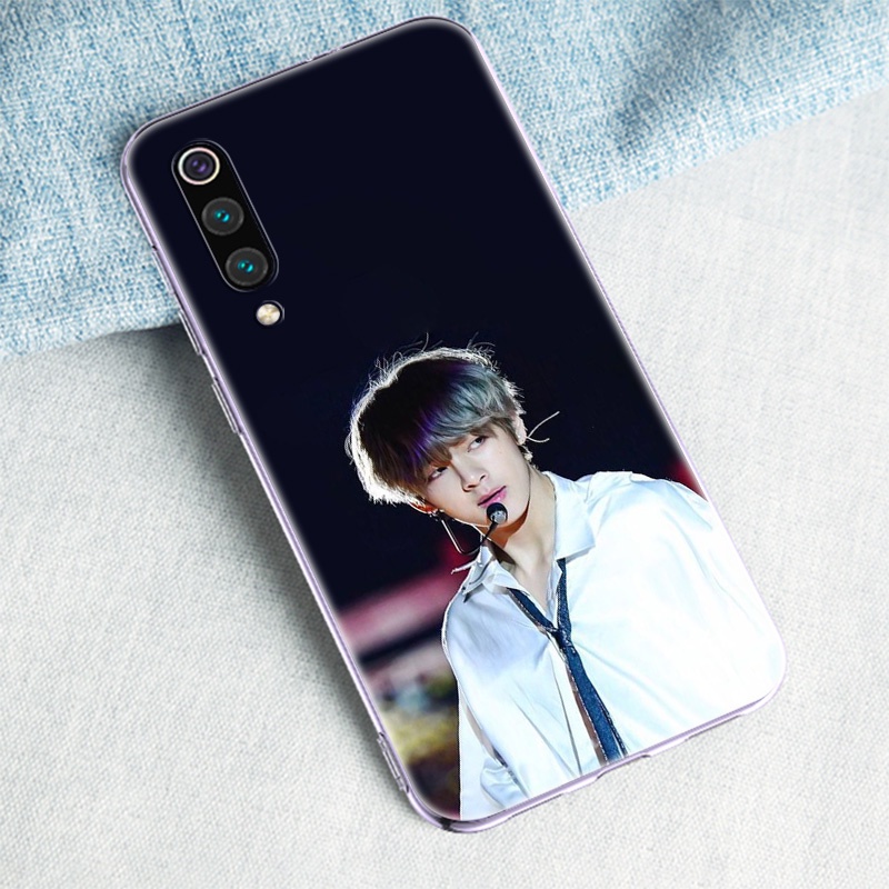 Ốp Điện Thoại Mềm Trong Suốt In Hình BTS V Cho Xiaomi Redmi 9T K40 10 10A 10C Note 11 Poco X3 NFC Pro LSY319
