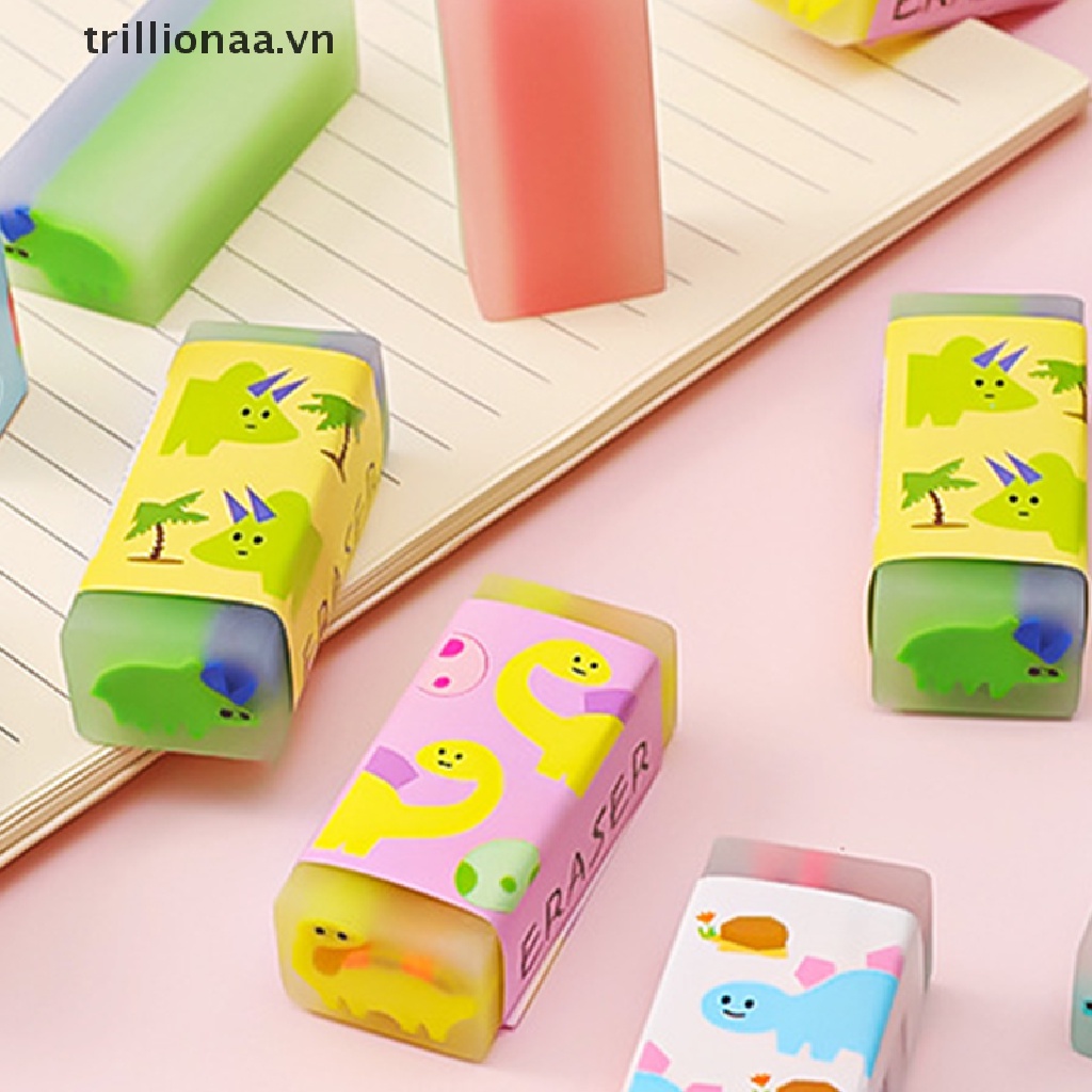 Set 2 Cục Tẩy 4B Hình Khủng Long Dễ Thương