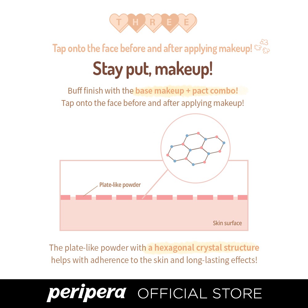 Phấn phủ Peripera 10g dạng nén kiểm soát dầu | BigBuy360 - bigbuy360.vn