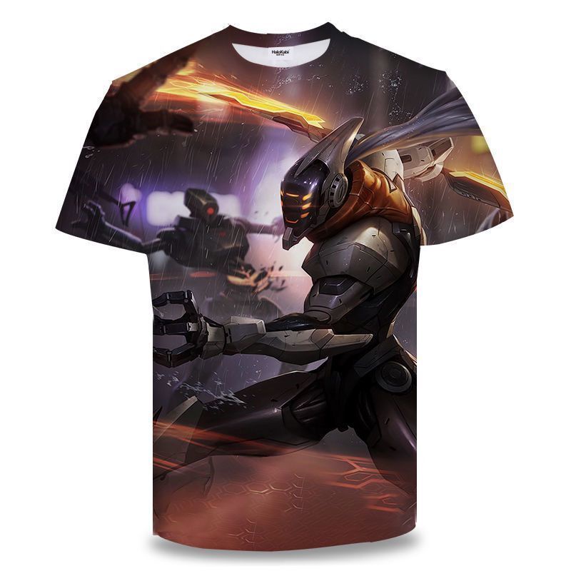 Áo Thun Thể Thao Tay Ngắn In Hình Game Liên Minh Huyền Thoại Thời Trang Xuân Hè Cho Nam