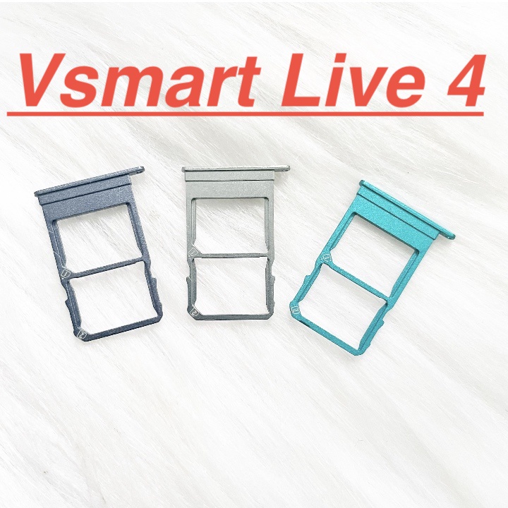 ✅ Khay Đựng Sim Vsmart Live 4 Khay Chứa Thẻ Nhớ Ổ Sim Linh Kiện Thay Thế