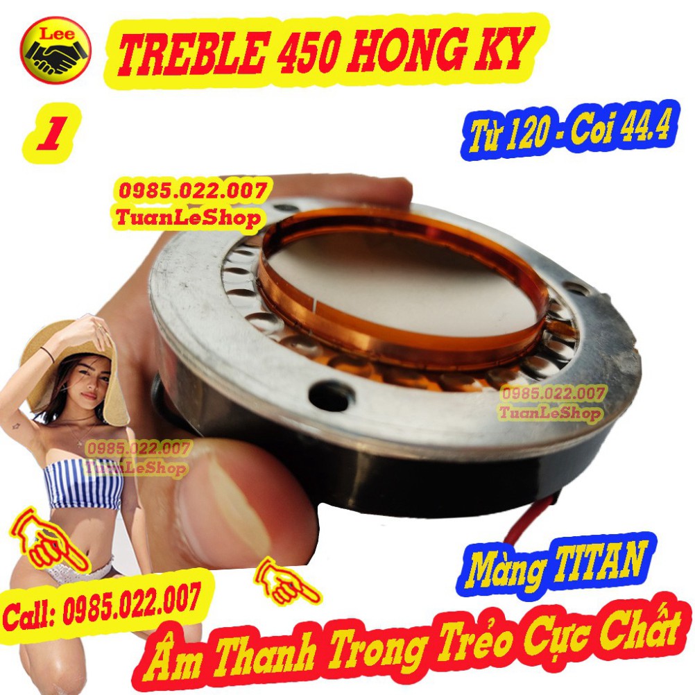 02 LOA TREBLE KÈN 450 HỒNG KỲ JH MÀNG TITAN - GIÁ 02 LOA