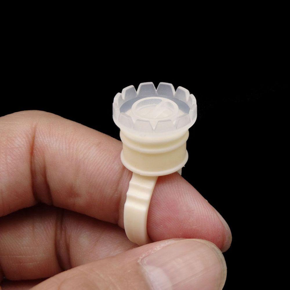 BORAG Set 50 Cốc Đựng Keo Dán Lông Mi Bằng Silicon Mềm Cao Cấp Dễ Sử Dụng