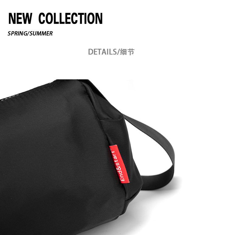 Túi đeo chéo dáng tròn chống thấm nước thiết kế mới thời trang theo phong cách hip hop dành cho nam