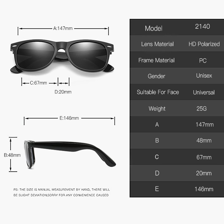 Kính Mát Phân Cực Nhiều Màu Chống Tia Cực Tím Cho Nam | BigBuy360 - bigbuy360.vn
