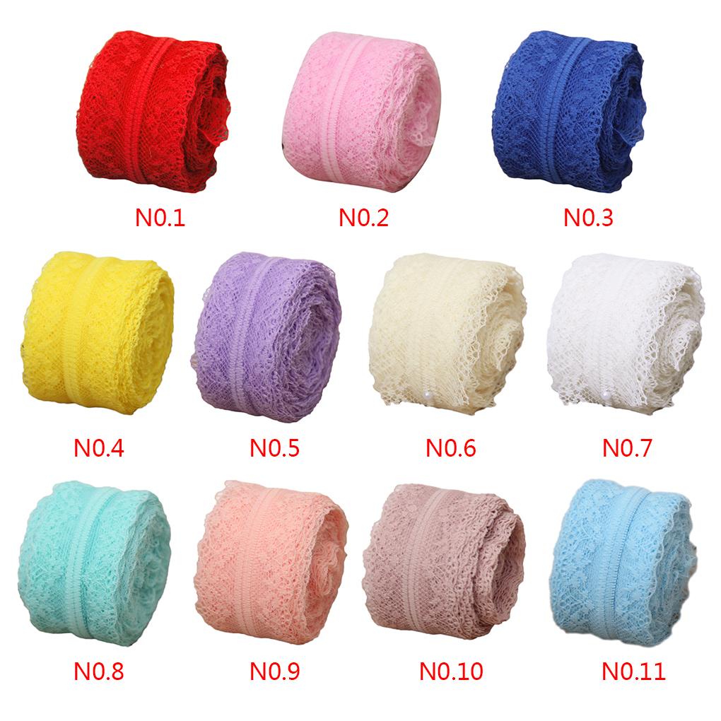 Cuộn Vải Ren 10m Trang Trí Đa Dụng Chất Lượng Cao