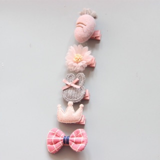 Set 5 kẹp tóc bé gái (nhiều mẫu)