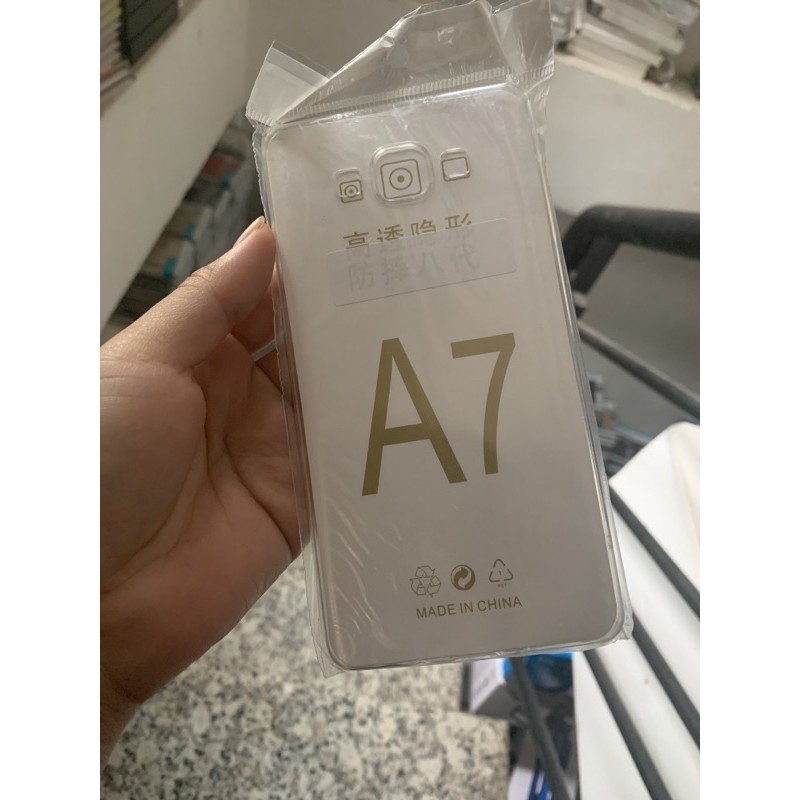 Ốp dẻo silicon trong suốt samsung A7