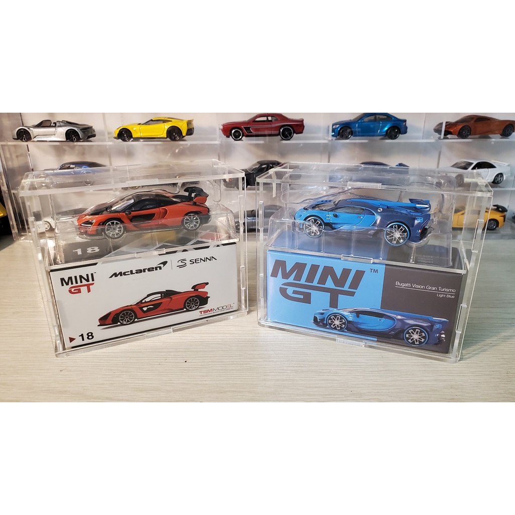 Hộp mica cho dòng xe 1:64 minigt trong suốt trưng bày chống bụi (ngang x sâu x cao) (11.1cm x 5.5cm x 9cm)