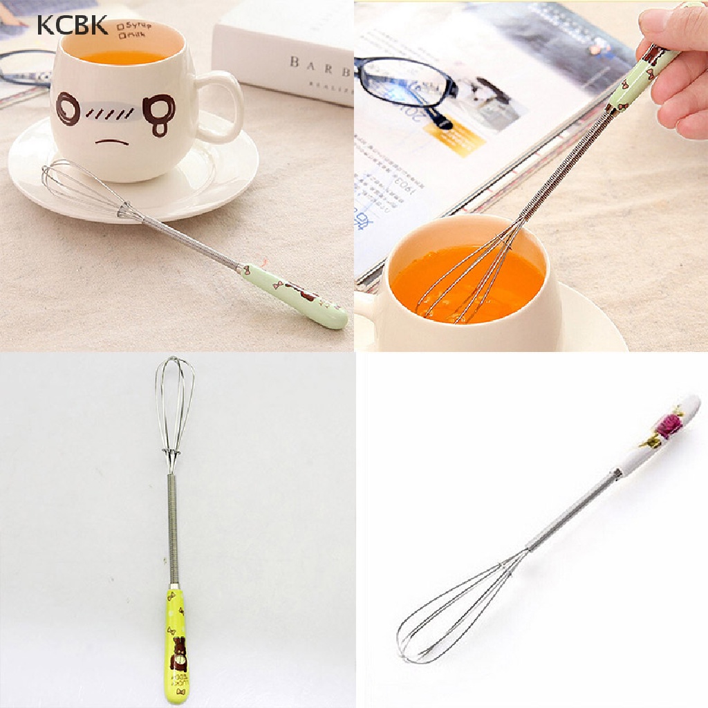 Cây Đánh Trứng Tay Cầm Bằng Thép Không Gỉ Mới