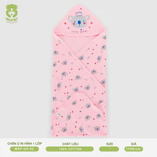 Chăn ủ (Ủ kén) cotton Mipbi cho bé