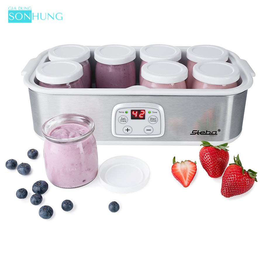 MÁY LÀM SỮA CHUA STEBA JM3 DUNG TÍCH 1.4 LÍT 8 CỐC TO[BẢO HÀNH CHÍNH HÃNG 2 NĂM]