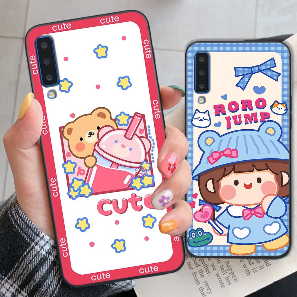 Ốp lưng Samsung Galaxy A7 2018 hình cute dễ thương - Giá tốt nhất - Hàng cao cấp