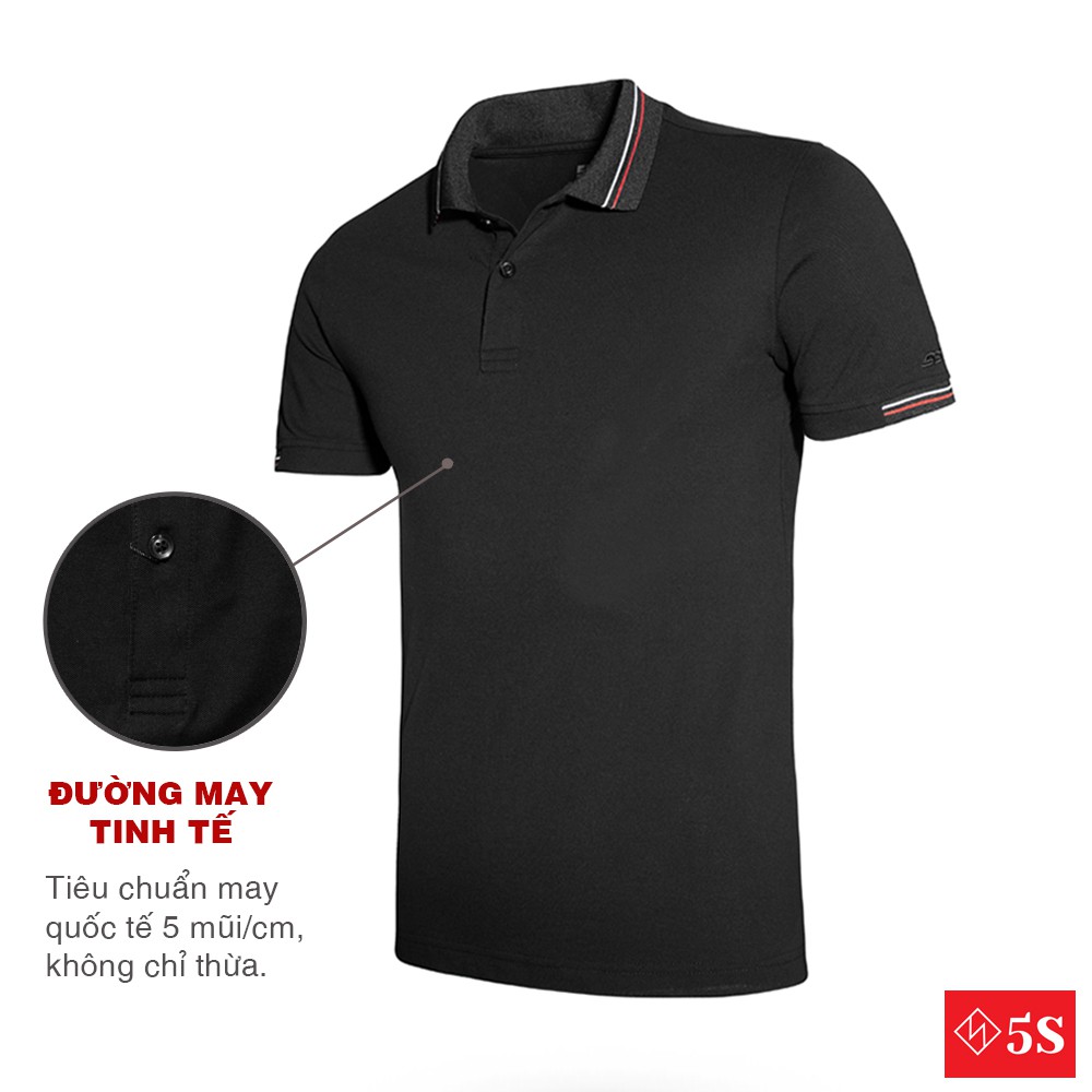 [MUA 2 POLO TẶNG 1 ÁO THUN 239K] Áo Thun Nam Có Cổ 5S Tay Ngắn, Chất Liệu Thun Premium Co Giãn, Thấm Hút Mồ Hôi Tốt | BigBuy360 - bigbuy360.vn