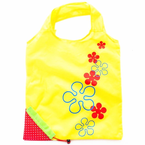 Túi đi chợ gấp gọn tái sử dụng họa tiết dâu tây xinh xắn