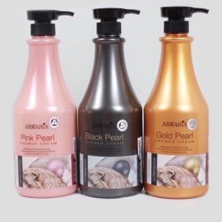 Sữa tắm tinh chất ngọc trai Argasia Pearl Shower Cream 1100ml
