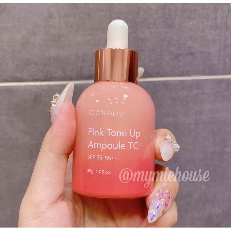 Tinh Chất Dưỡng Trắng Căng Bóng Nâng Tông Da CELLAPY PINK TONE UP AMPOULE | BigBuy360 - bigbuy360.vn