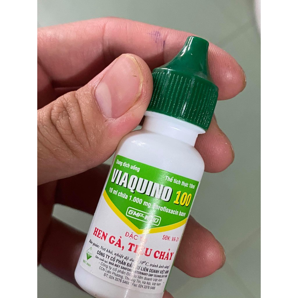 1 lọ Viaquino-100 chuyên hen gà.