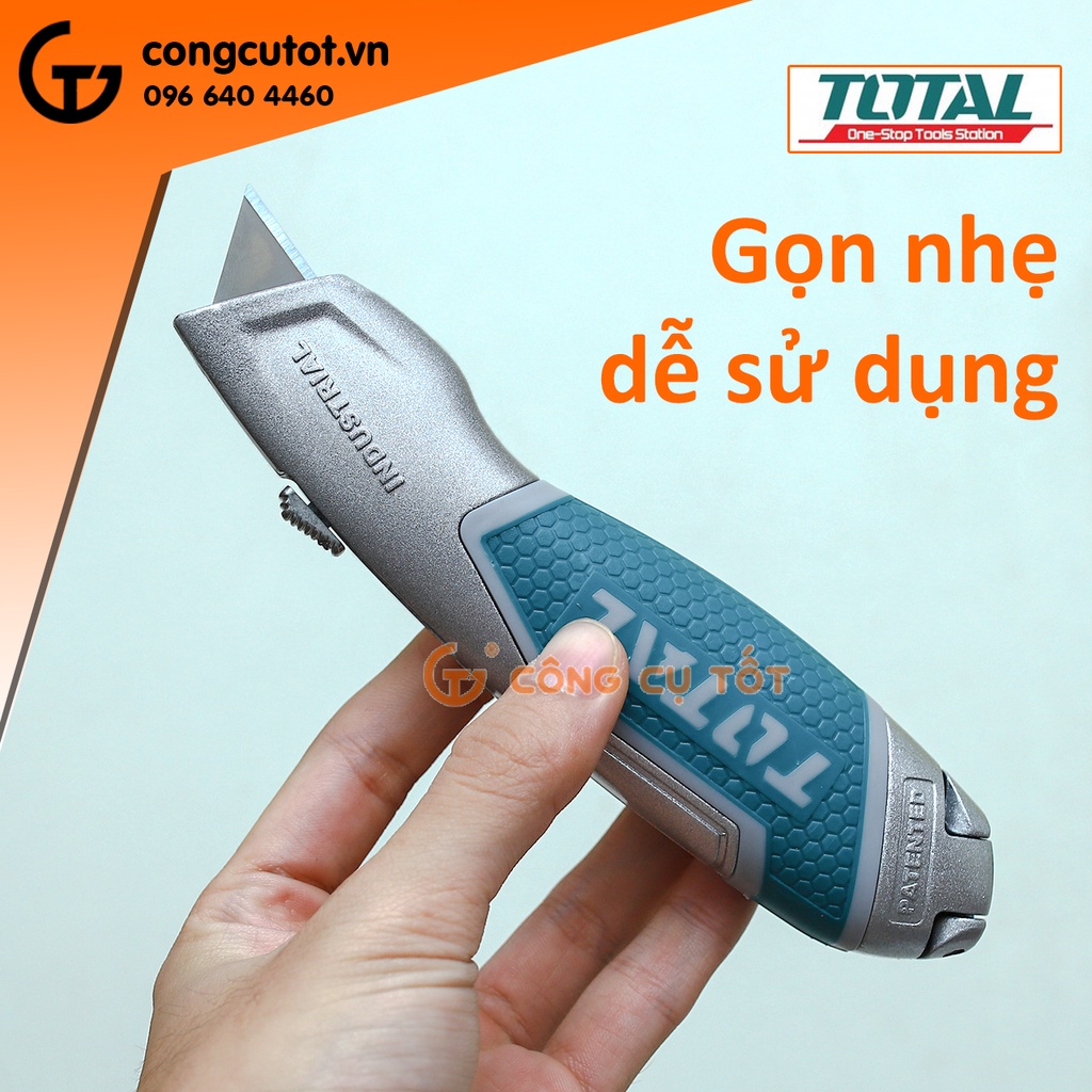 Dao cắt tiện dụng Total TG5126101 kèm sẵn 5 lưỡi