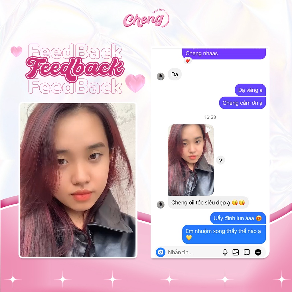 Thuốc Nhuộm Tóc Màu ĐỎ RƯỢU VANG Không Tẩy | Chenglovehair, Chenglovehairs