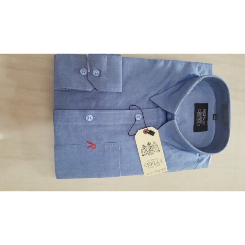 Áo sơ mi nam dài tay Replay phối túi cực đẹp ASMDBP003 | BigBuy360 - bigbuy360.vn