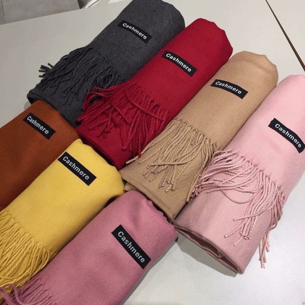 Khăn Choàng Cổ Cashmere Loại Dầy