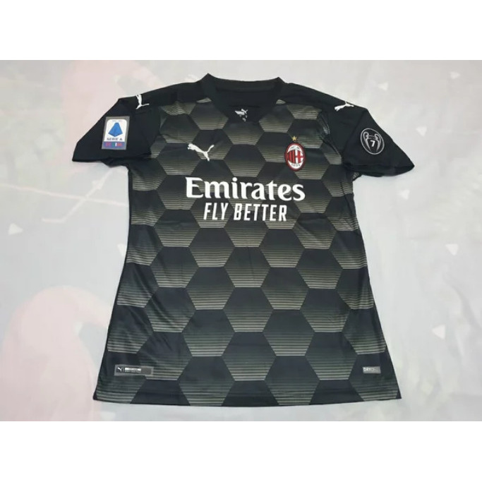 Áo Thun Jersey Bóng Đá Ac Milan Gk A 2020 / 2021 Chất Lượng Cao