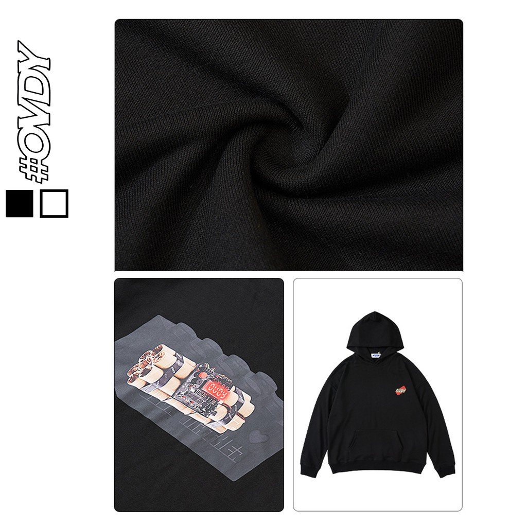 Áo Hoodie Nữ OVDY Dáng Rộng Dày Chuẩn Cotton 360g Mẫu OUDY | BigBuy360 - bigbuy360.vn