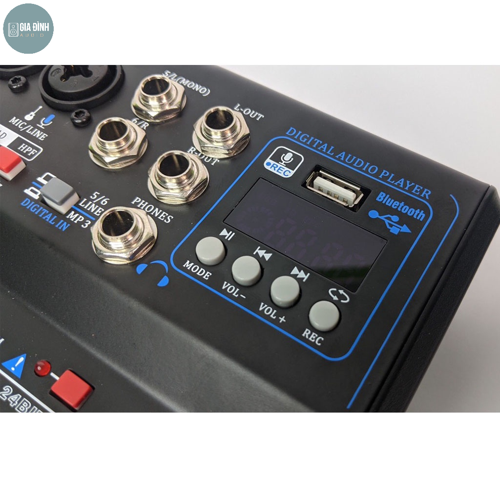 Mixer tích hợp vang số Max 99 USB - 16 chế độ vang - Hỗ trợ livestream