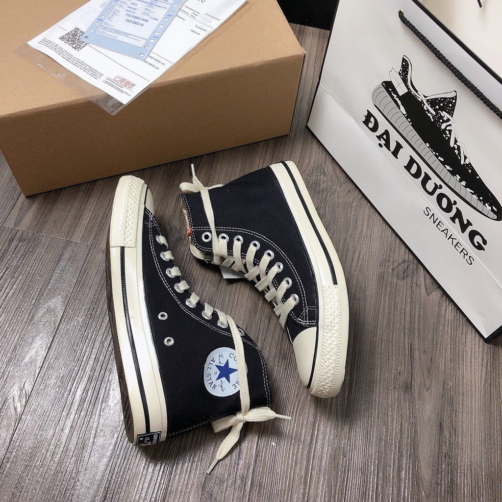 CV đen cao [TẶNG MÓC KHÓA - FULL BOX] giày giày thể thao nam nữ Converses đen cao giày Cv đen cao cổ tăng chiều cao | BigBuy360 - bigbuy360.vn