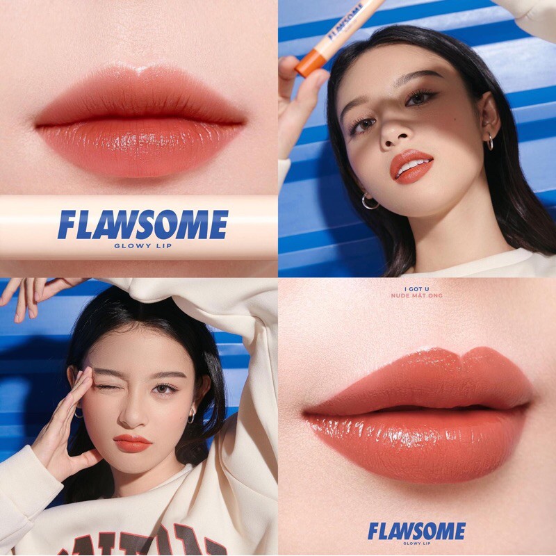 Combo son OFÉLIA x Miracle Apo FLAWSOME GLOWY LIP