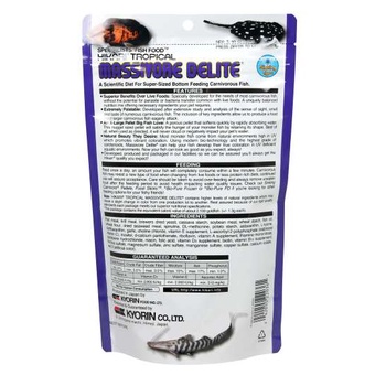HIKARI MASSIVORE DELITE - Thức ăn chuyên dụng cho cá tầng đáy, pleco, săn mồi gói 380gram