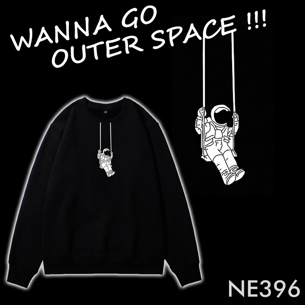 [Có VIDEO + ẢNH THẬT] Áo sweater - Áo nỉ bông tay dài UNISEX NE396