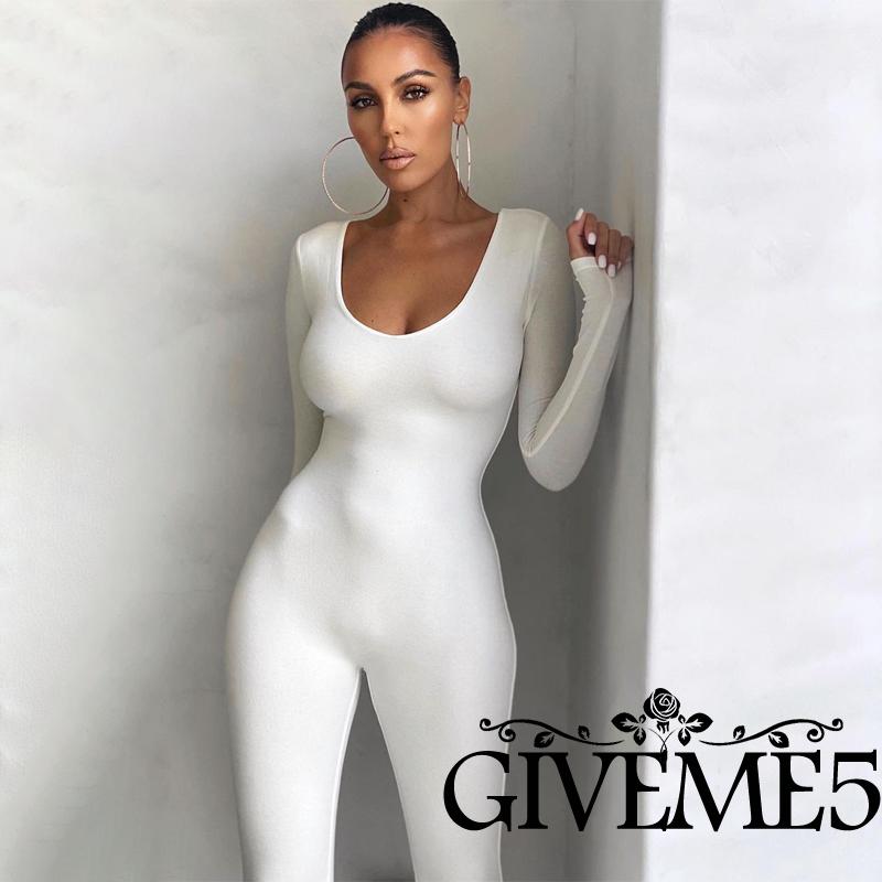 Áo liền quần Nữ Tay Dài Thời Trang Quyến Rũ