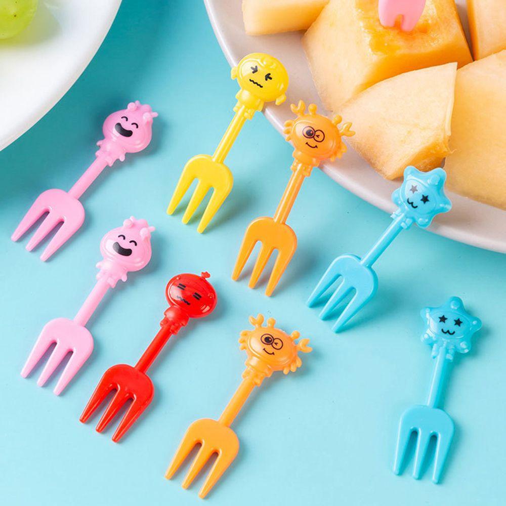 Bộ 1 / 20 Nĩa Ăn Trái Cây Hình Động Vật Dễ Thương