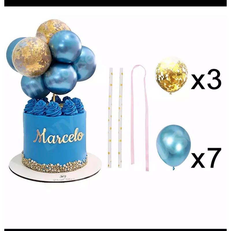 Set 10 Bong Bóng 5 Inch Hình Đám Mây Dùng Để Trang Trí Tiệc Sinh Nhật / Đám Cưới