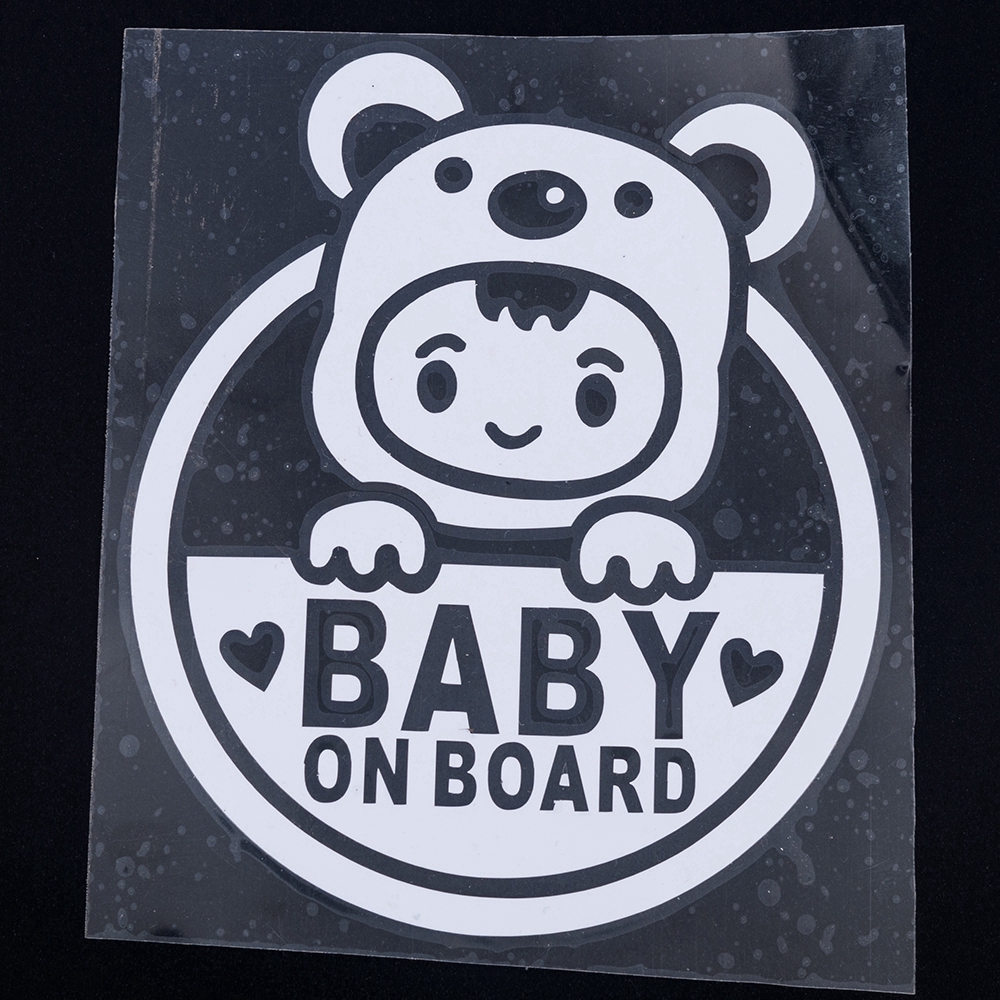 Decal dán trang trí &quot; Baby on Board &quot; cho xe hơi COD