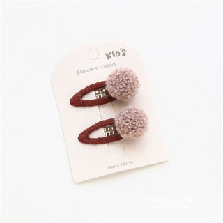 Set 2 kẹp mái tóc hình nơ cho bé gái