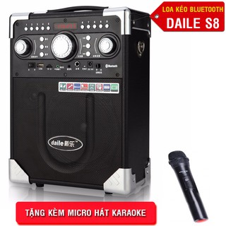 Loa kéo karaoke daile S8 tặng 1 Mic không dây