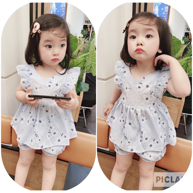 BVH - Bộ áo kèm quần siêu yêu cho bé gái