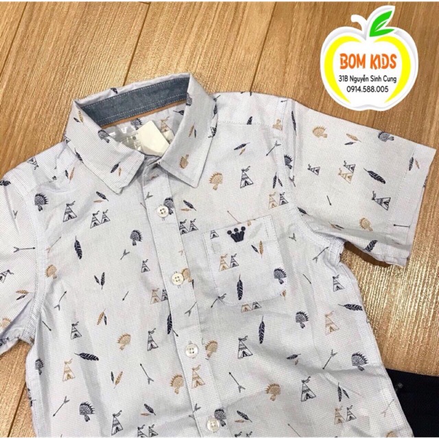 ÁO SƠ MI SIZE ĐẠI CHO BÉ TRAI CỰC ĐẸP