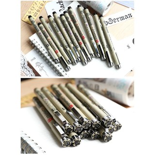 Bút line đi nét Sakura pigma micron đủ size (003 - Brush)