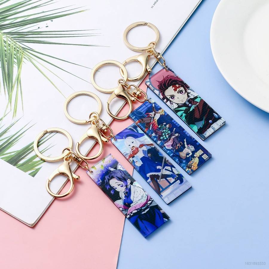 Cod Móc Khóa Acrylic Hình Jujutsu Kaisen Demon slayer The Journey of Elaina