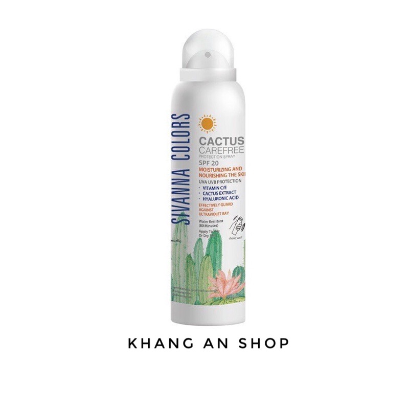 Xịt chống nắng Sivanna Colors 150ml