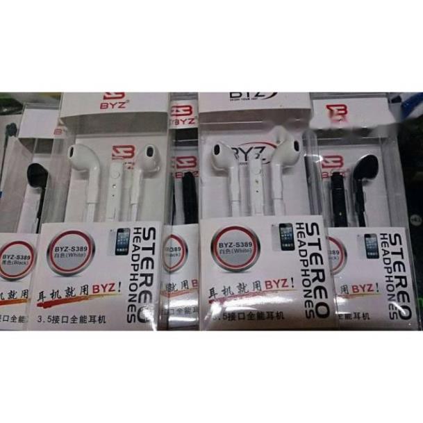 Tai nghe nhét tai S389 BYZ  hàng công ty bảo hành 12 tháng lỗi 1 đổi 1 trên toàn quốc. phukienphonecare