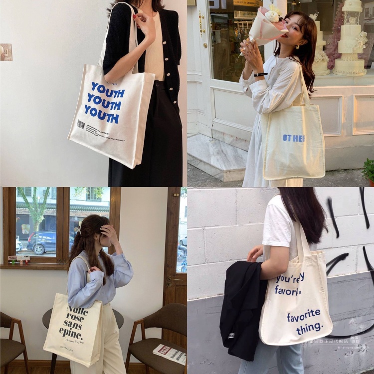 Túi tote đi học ZIMI size A4 cao cấp phong cách vintage Hàn Quốc