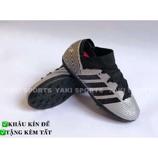 Giày đá bóng trẻ em cao cấp-tặng tất-đế cao su mềm