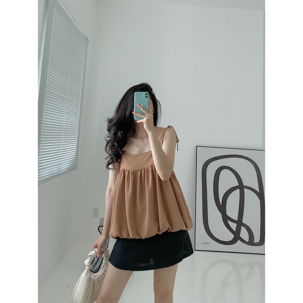 YU CHERRY | Áo nữ Tulips Halter Top YA357