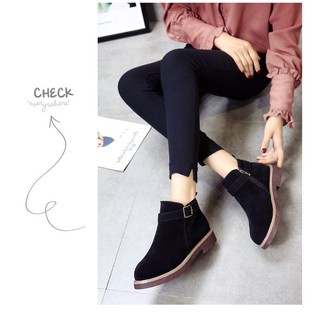 [Xả kho 3 ngày] BOOTS NỮ DA LỘN