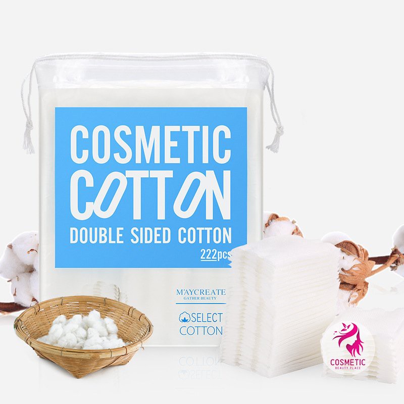 [New 2020] Bông Tẩy Trang M'AYCREATE Ba Lớp COTTON Mềm Mịn Dai 230 miếng P03N